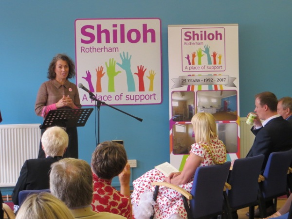 MP and Shiloh patron Sarah Champion praises Shiloh for serving the community for 25 years